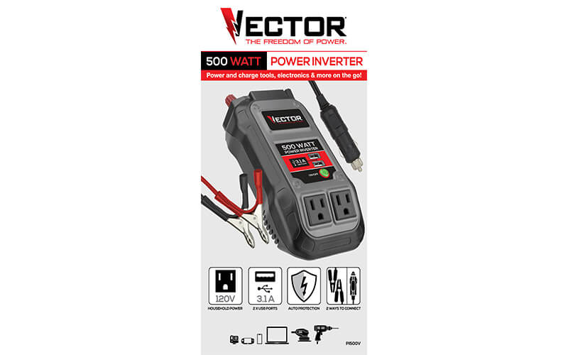 img6-VECTOR-PI500V-500-Watt-Power-Inverter-Dual-Power-Inverter-Two-USB-Charging-Ports