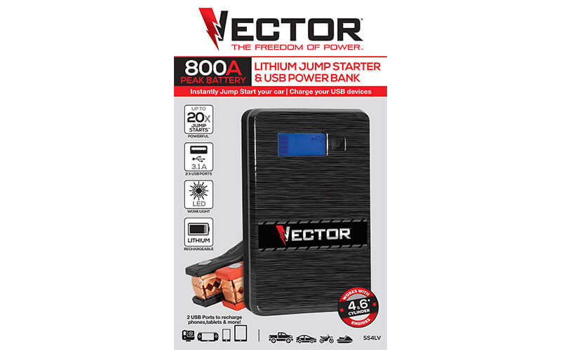 img7-VECTOR-SS4LV-800-Peak-Amp-Jump-Starter-Dual-USB-Rechargeable